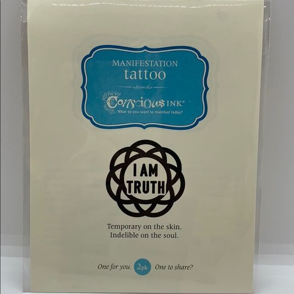 Conscious Ink Temporary Tattoo (2 pack) - Picture 3 of 3